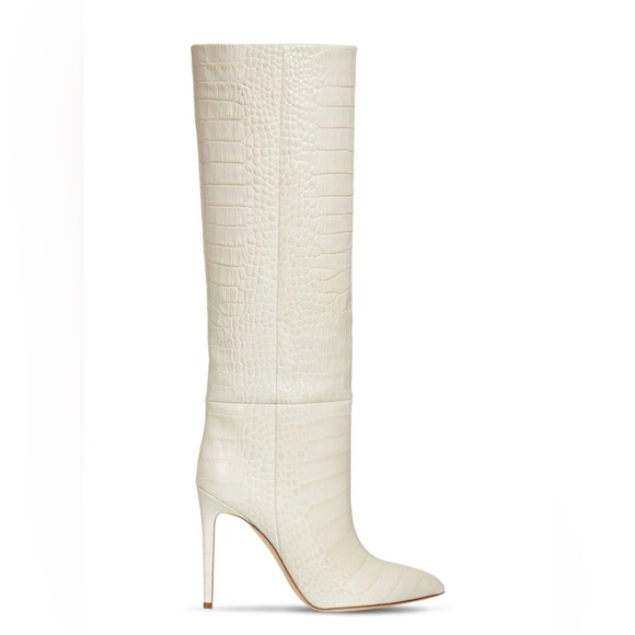 Paris Texas Embellished Boots Bone China Size 37 - Picture 3 of 7